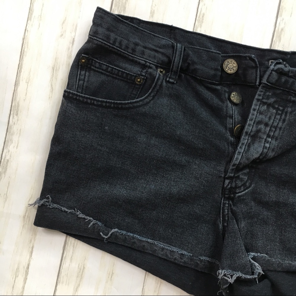 Urban Outfitters BDG Black Tomgirl Denim Shorts - Picture 3 of 6